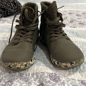 Camo green Nobull sneakers